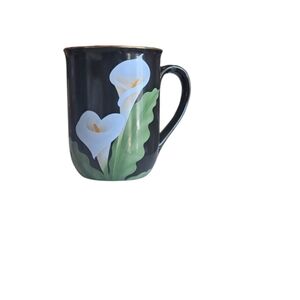 Calla Lily black mug OTAGIRI Japan